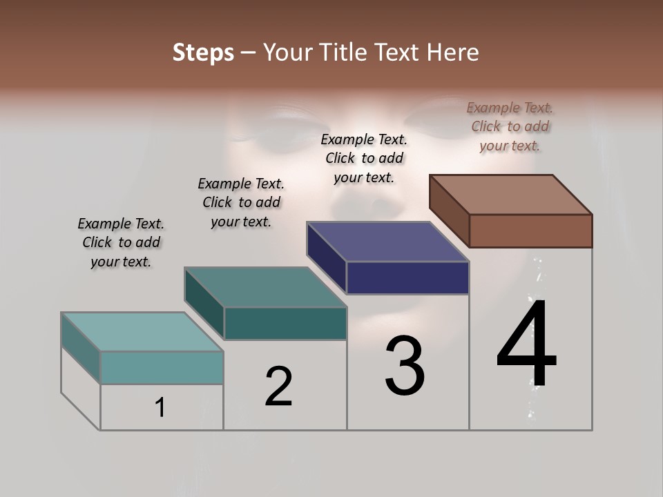 Eyes Curly Dark PowerPoint Template