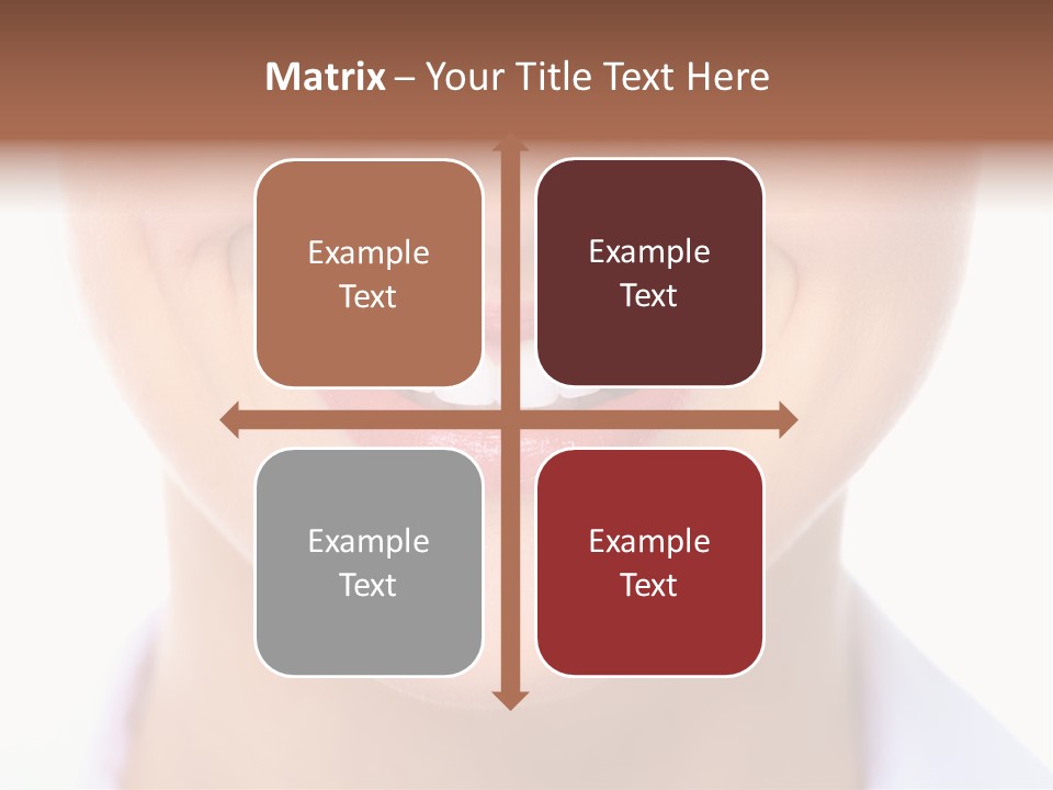 Cosmetics Woman Lips PowerPoint Template