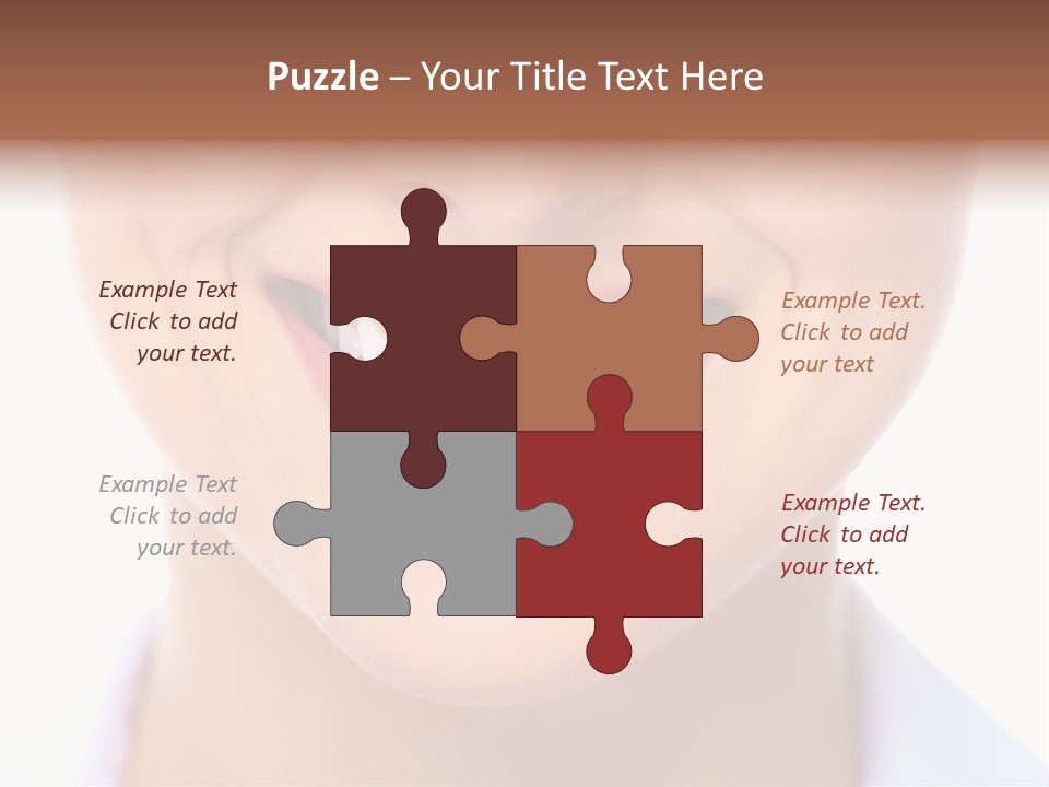 Cosmetics Woman Lips PowerPoint Template