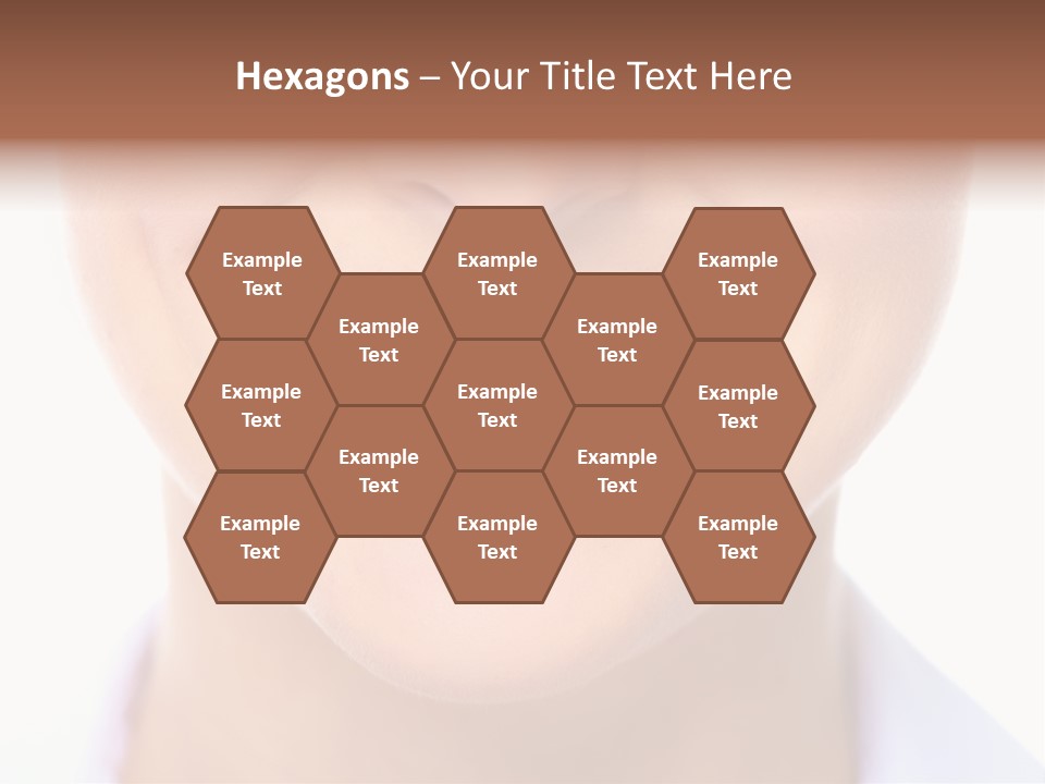 Cosmetics Woman Lips PowerPoint Template