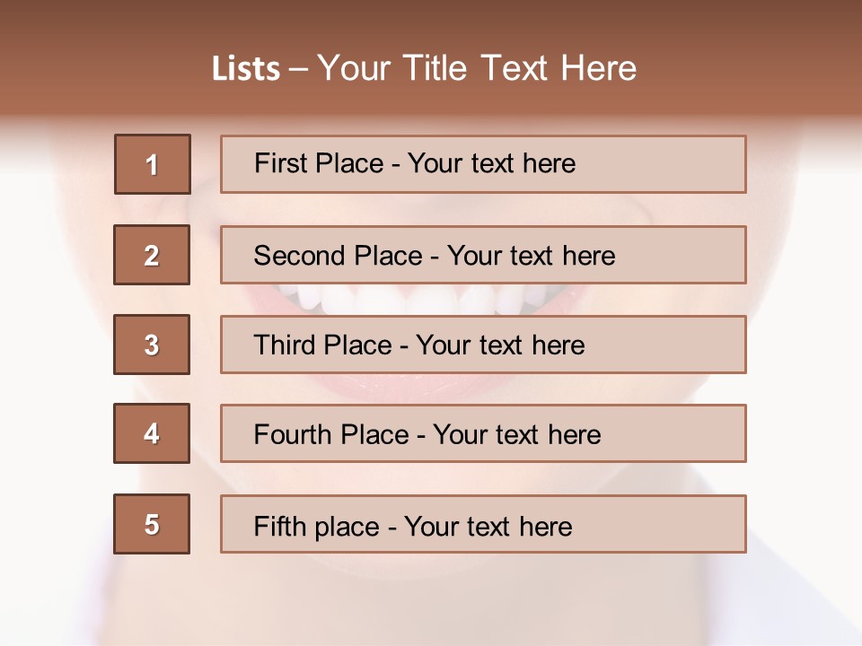 Cosmetics Woman Lips PowerPoint Template