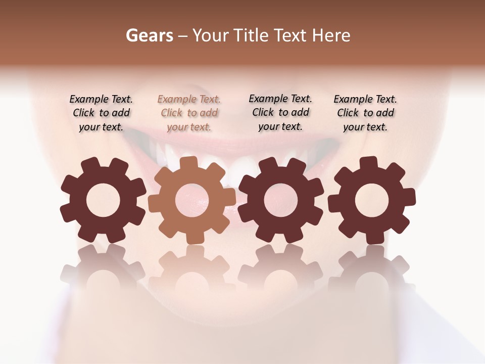 Cosmetics Woman Lips PowerPoint Template