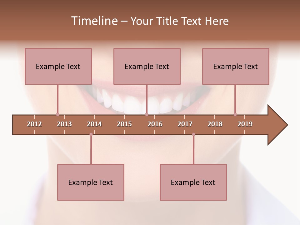Cosmetics Woman Lips PowerPoint Template
