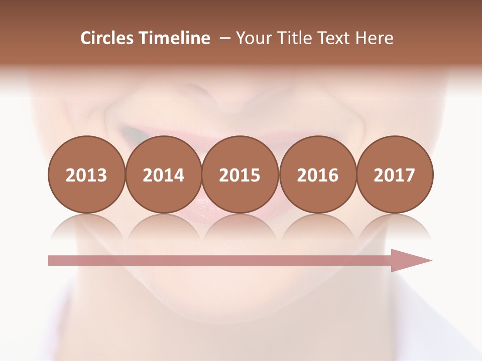 Cosmetics Woman Lips PowerPoint Template