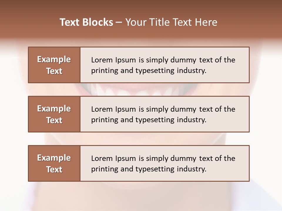 Cosmetics Woman Lips PowerPoint Template
