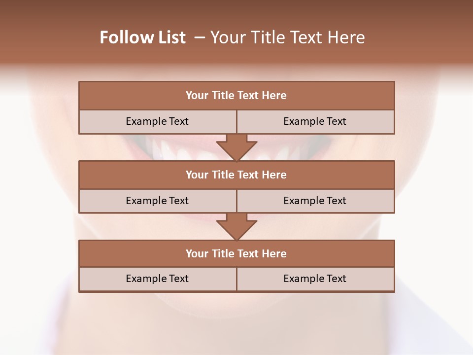 Cosmetics Woman Lips PowerPoint Template