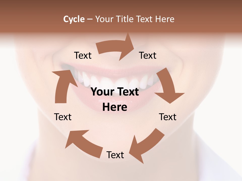 Cosmetics Woman Lips PowerPoint Template