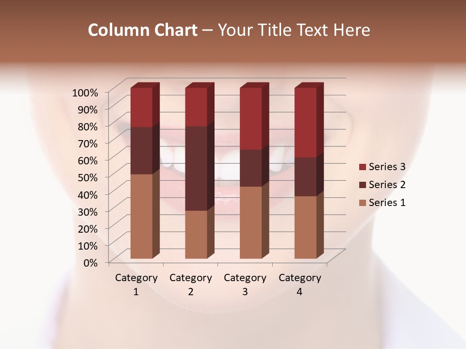 Cosmetics Woman Lips PowerPoint Template
