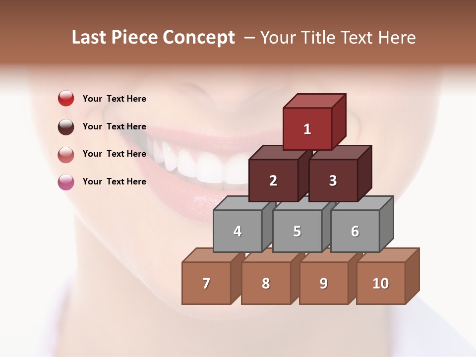 Cosmetics Woman Lips PowerPoint Template