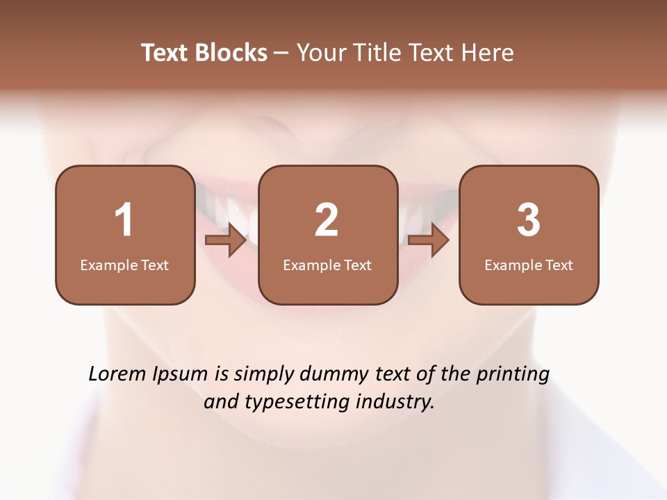 Cosmetics Woman Lips PowerPoint Template