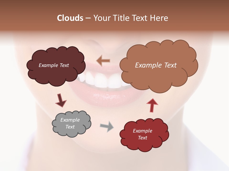 Cosmetics Woman Lips PowerPoint Template