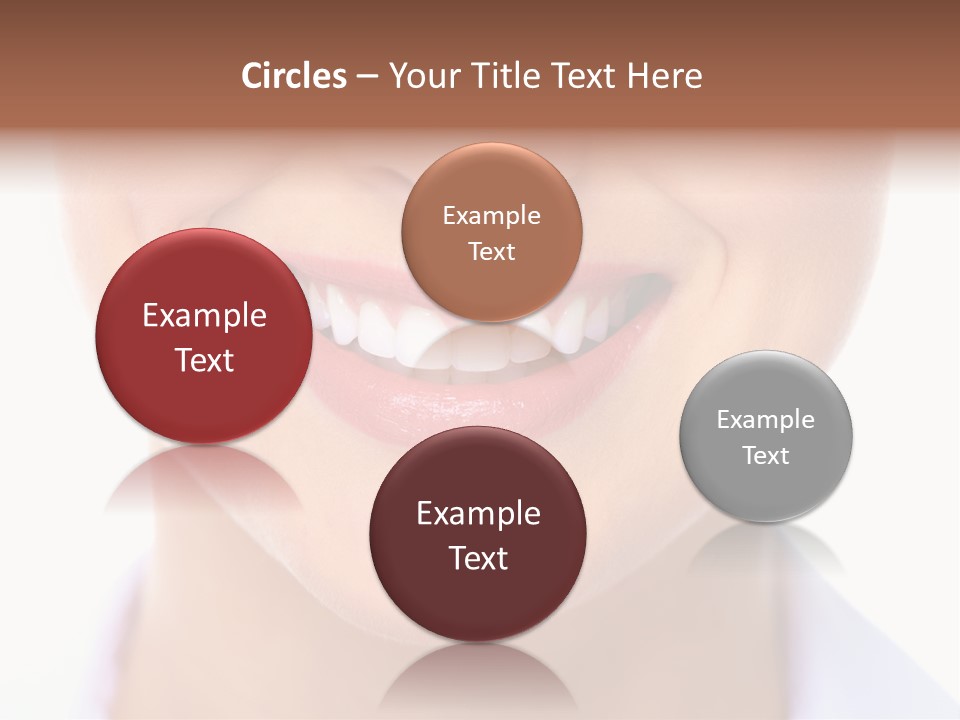 Cosmetics Woman Lips PowerPoint Template