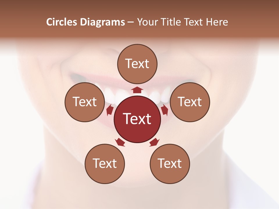 Cosmetics Woman Lips PowerPoint Template