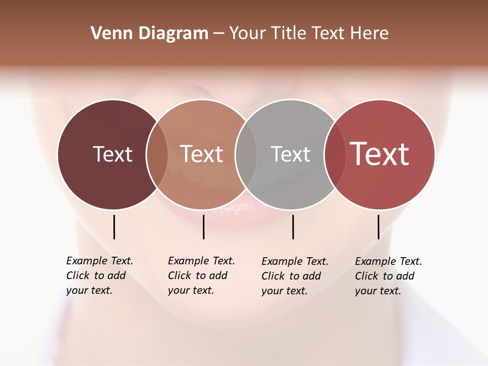 Cosmetics Woman Lips PowerPoint Template