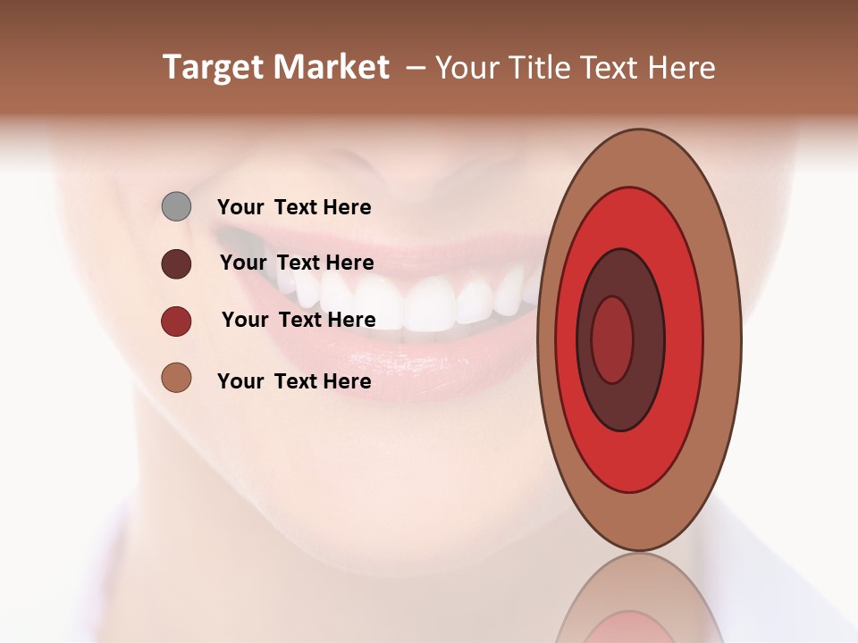 Cosmetics Woman Lips PowerPoint Template