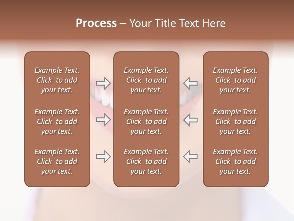 Cosmetics Woman Lips PowerPoint Template