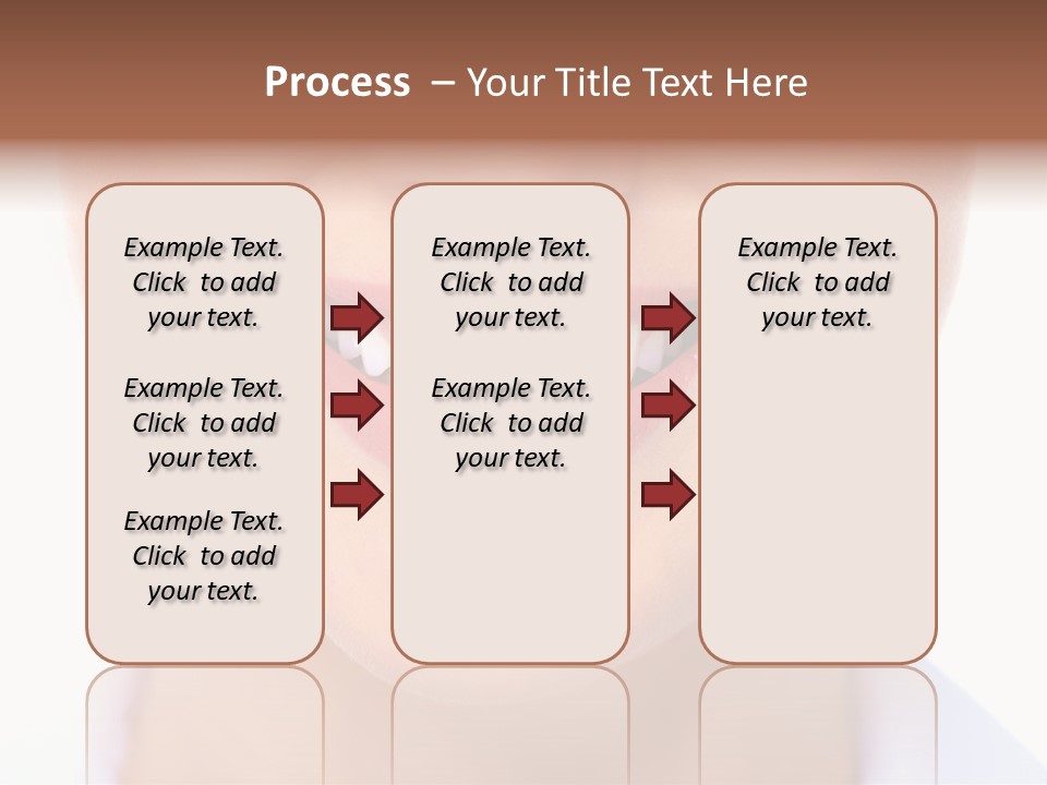 Cosmetics Woman Lips PowerPoint Template