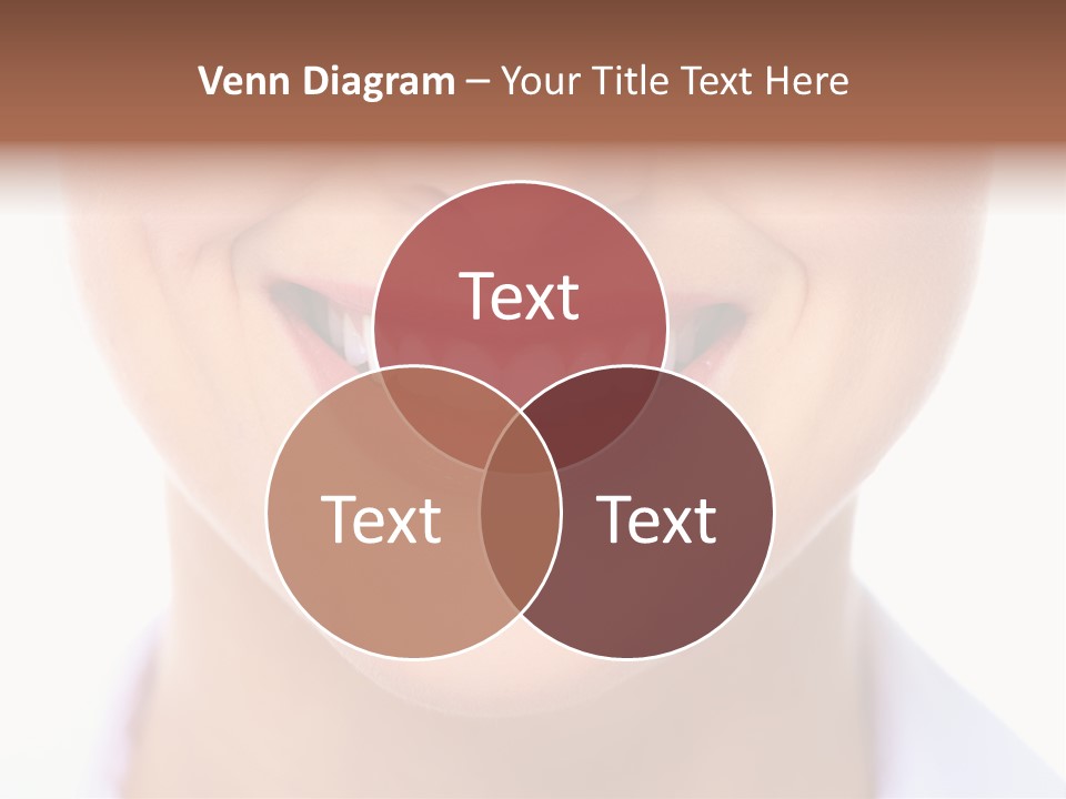 Cosmetics Woman Lips PowerPoint Template