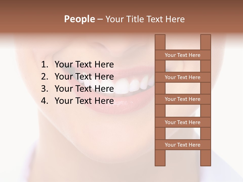 Cosmetics Woman Lips PowerPoint Template