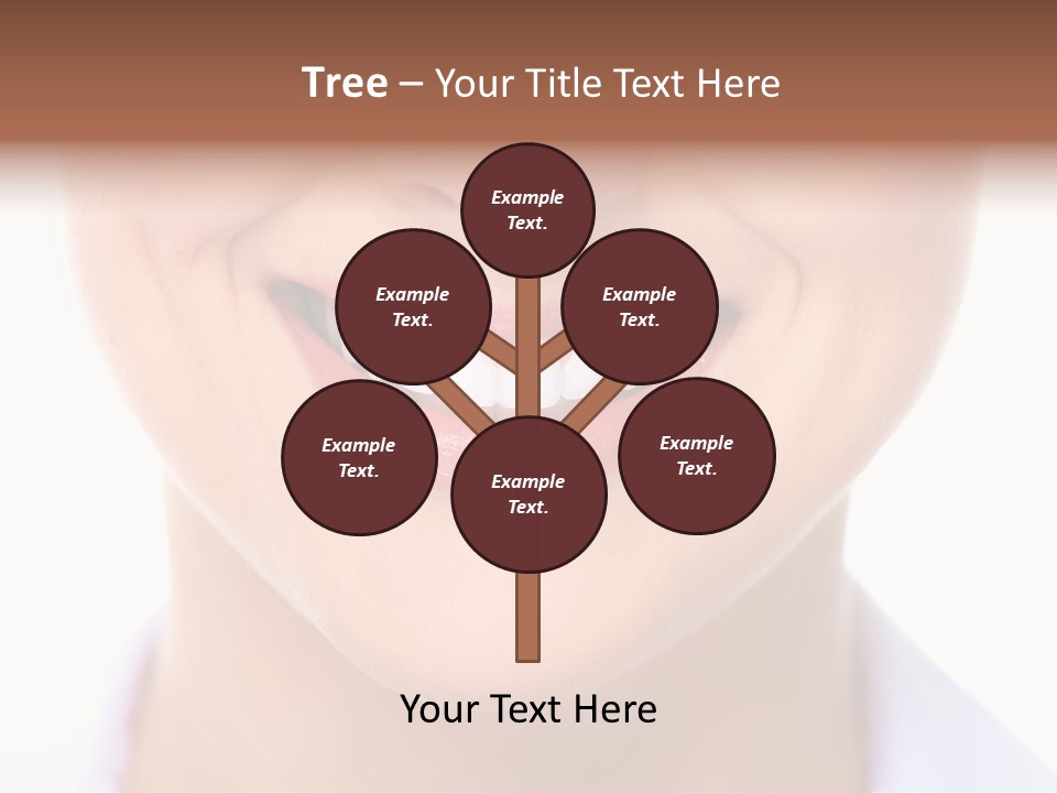 Cosmetics Woman Lips PowerPoint Template