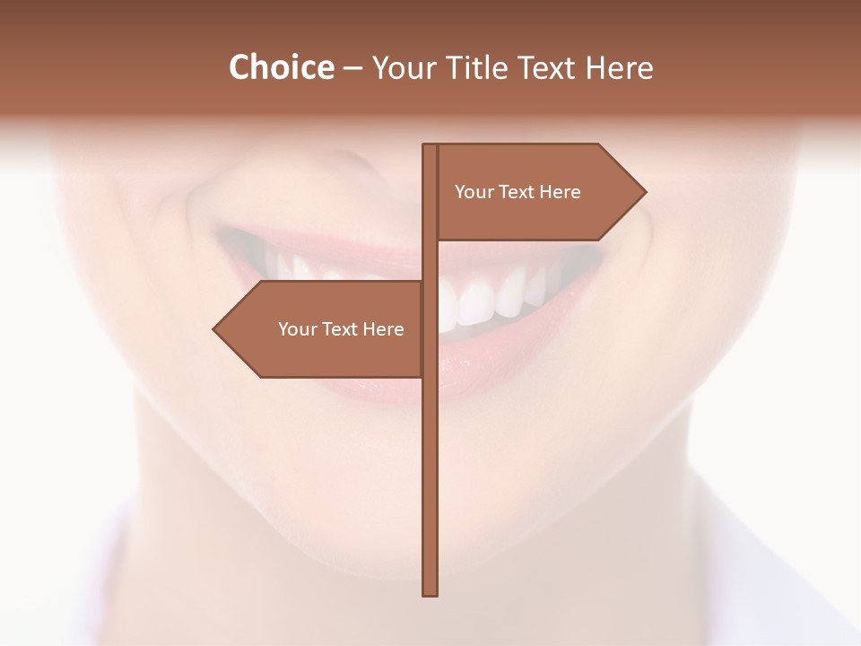 Cosmetics Woman Lips PowerPoint Template