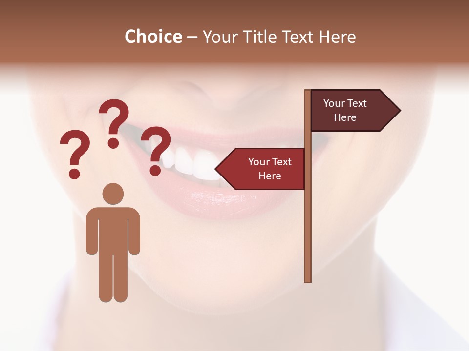 Cosmetics Woman Lips PowerPoint Template