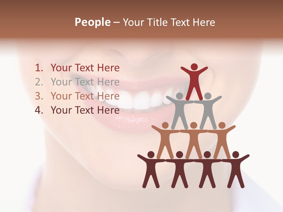 Cosmetics Woman Lips PowerPoint Template