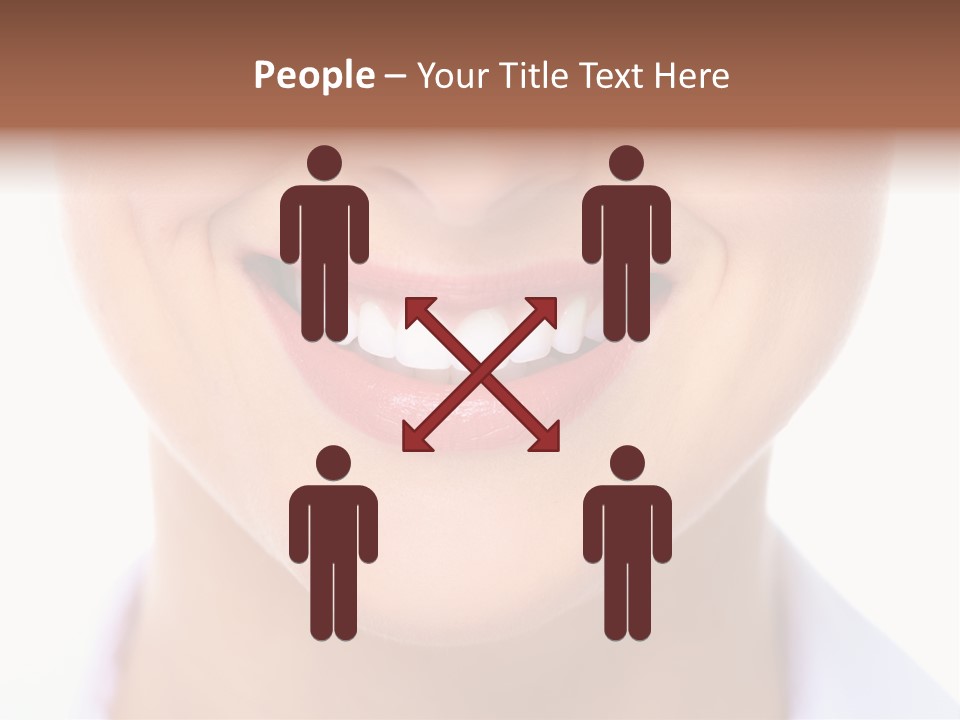 Cosmetics Woman Lips PowerPoint Template