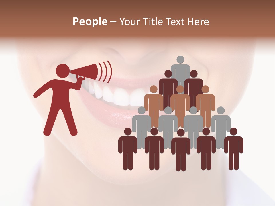 Cosmetics Woman Lips PowerPoint Template