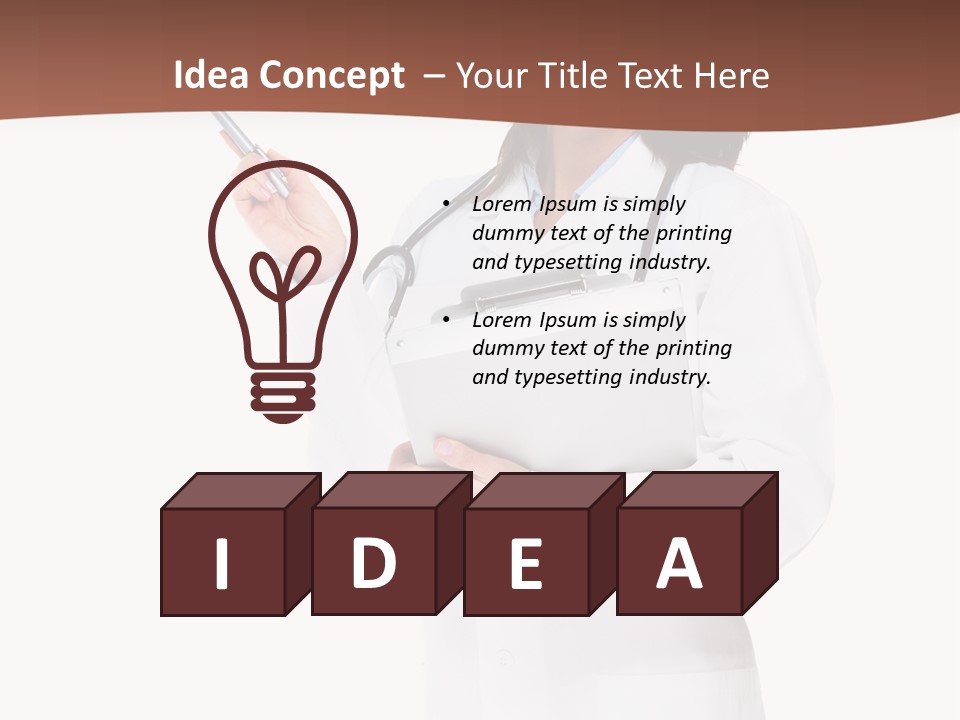 Patient Text Laboratory PowerPoint Template