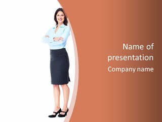 Businessperson Company Manager PowerPoint Template