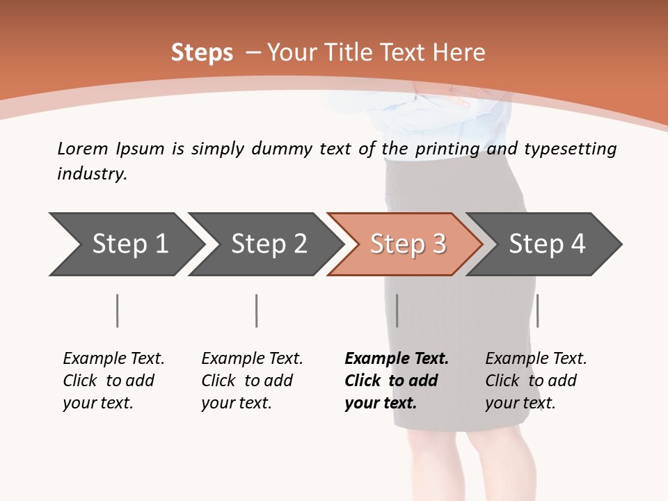 Businessperson Company Manager PowerPoint Template