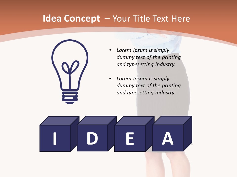 Businessperson Company Manager PowerPoint Template