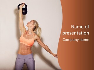 Lifestyle Vitality Muscles PowerPoint Template