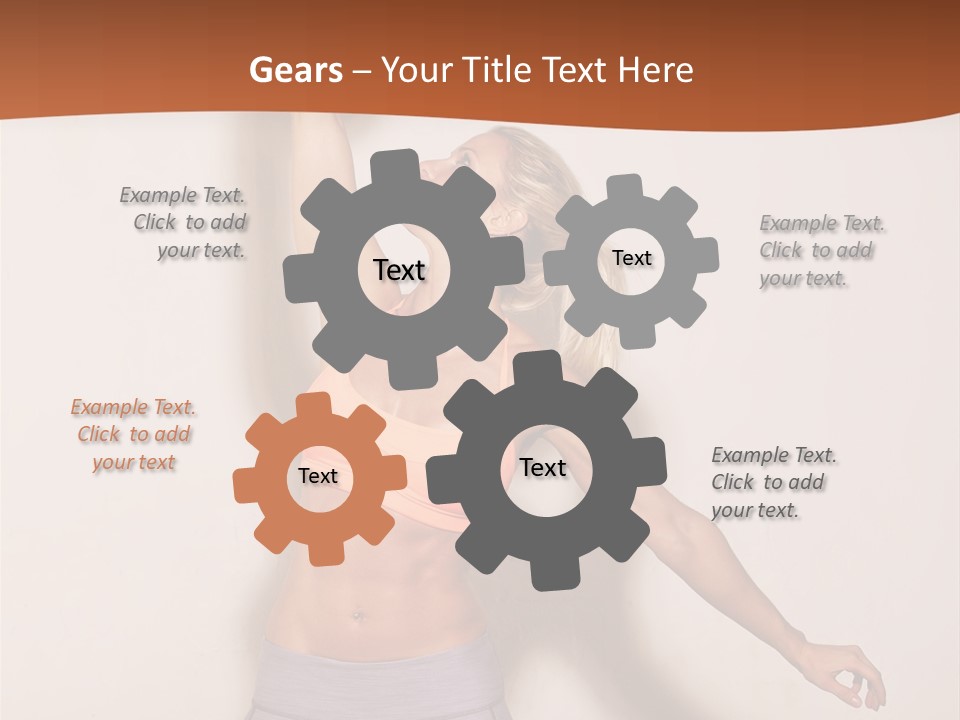 Lifestyle Vitality Muscles PowerPoint Template