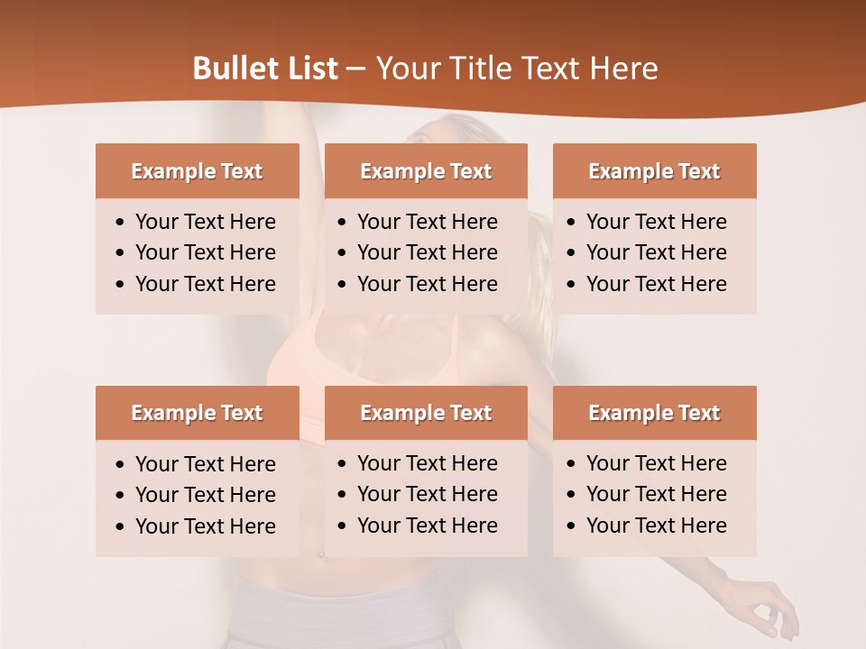 Lifestyle Vitality Muscles PowerPoint Template