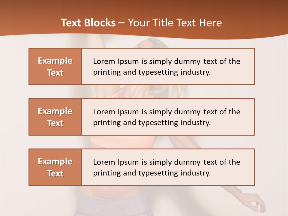 Lifestyle Vitality Muscles PowerPoint Template