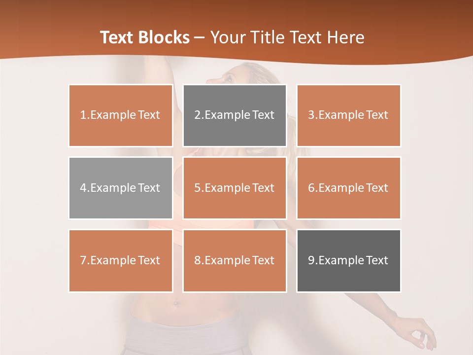 Lifestyle Vitality Muscles PowerPoint Template