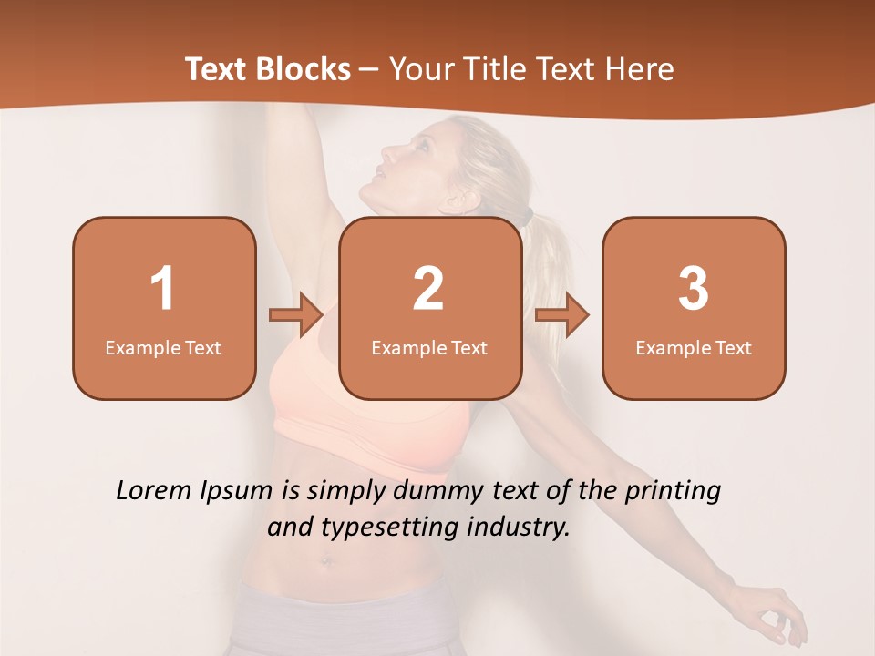 Lifestyle Vitality Muscles PowerPoint Template