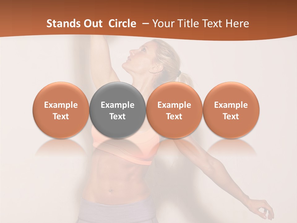 Lifestyle Vitality Muscles PowerPoint Template