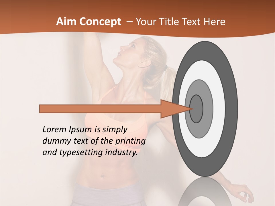 Lifestyle Vitality Muscles PowerPoint Template