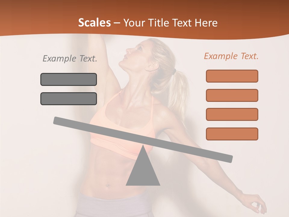 Lifestyle Vitality Muscles PowerPoint Template