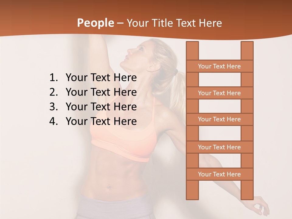 Lifestyle Vitality Muscles PowerPoint Template