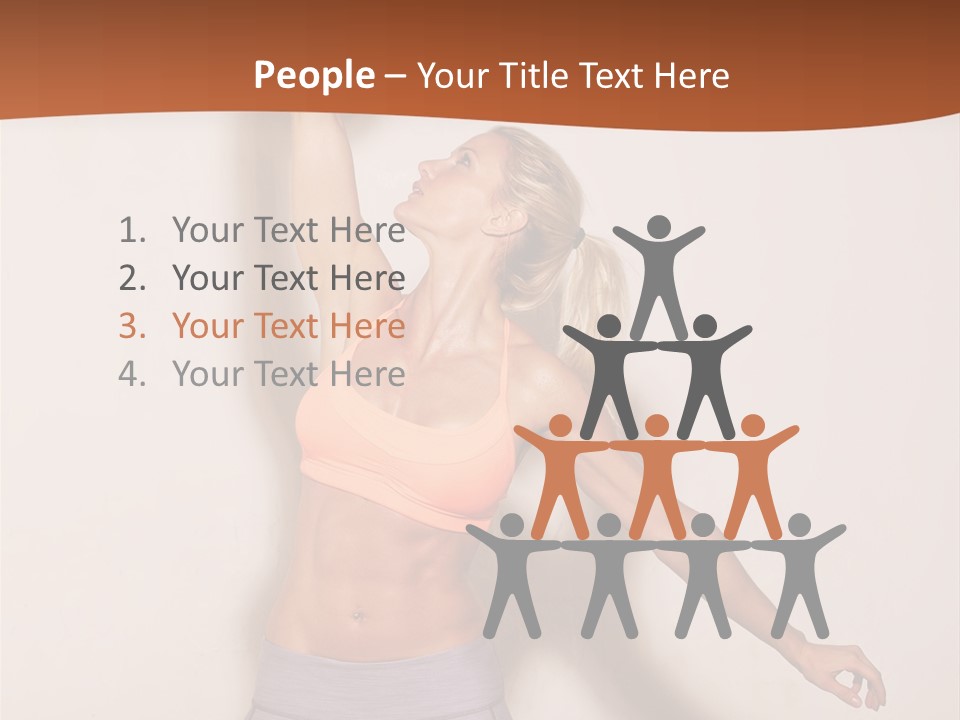 Lifestyle Vitality Muscles PowerPoint Template