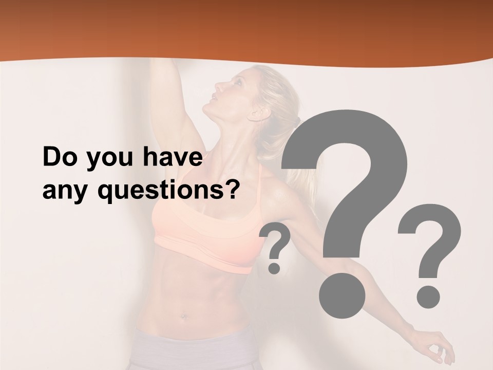 Lifestyle Vitality Muscles PowerPoint Template