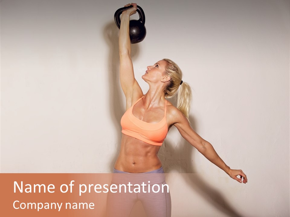 Body Weight Fitness PowerPoint Template