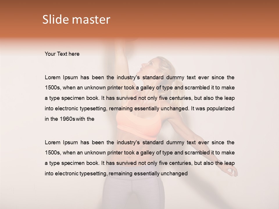 Body Weight Fitness PowerPoint Template