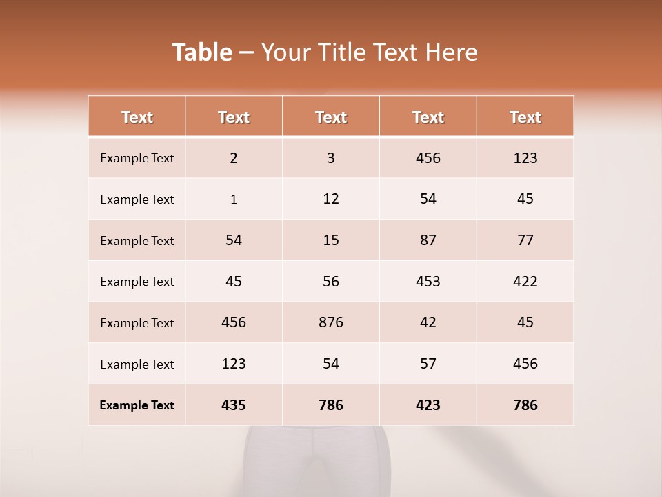 Body Weight Fitness PowerPoint Template