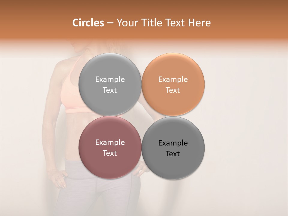 Abs Gym Woman PowerPoint Template