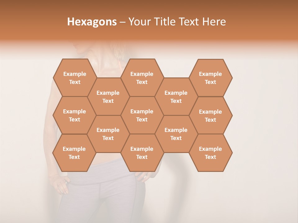 Abs Gym Woman PowerPoint Template